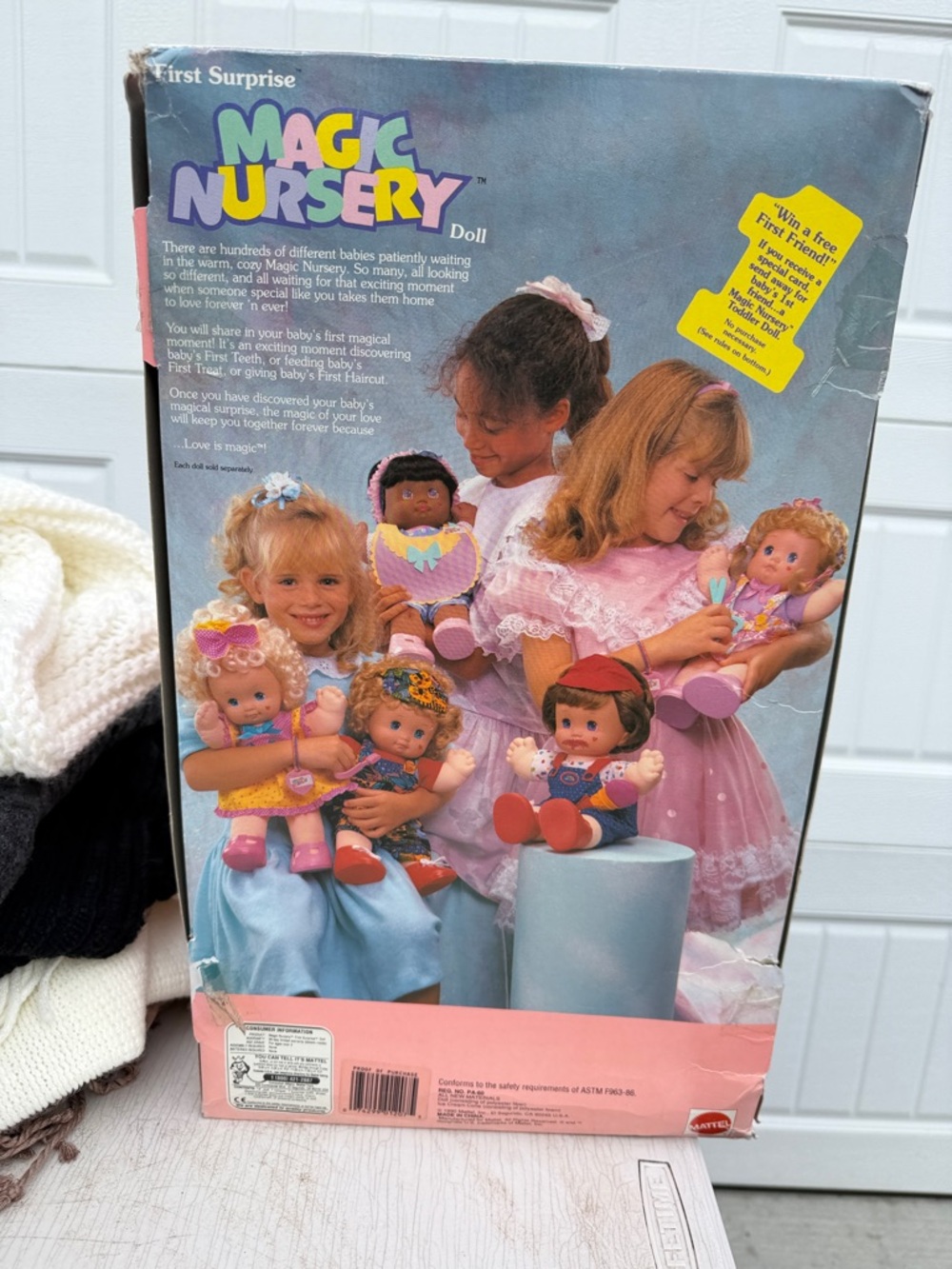 Mattel Magic Nursery First Surprise Baby Doll - Yellow & Purple Outfit - Picture 2 of 4